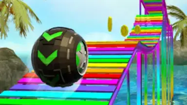 Sky Rolling Balls 3D screenshot 5