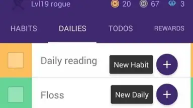 Habitica screenshot 2