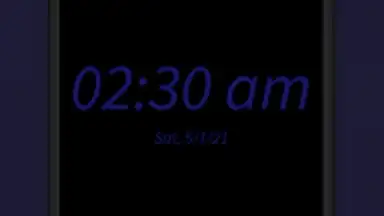 Night Clock (Digital Clock) screenshot 2
