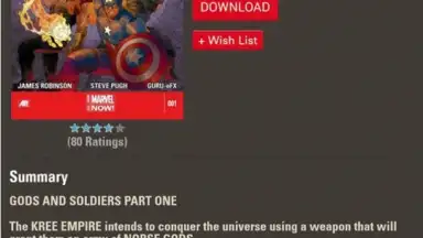 Marvel Comics screenshot 1