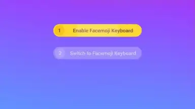 Facemoji Keyboard screenshot 1