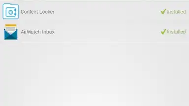 AirWatch Agent screenshot 4