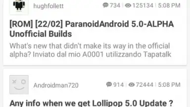 xda Forums screenshot 1