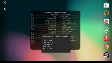 Basketball Livescore Widget screenshot 20