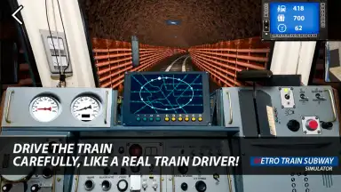Train driving simulator screenshot 1