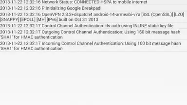 OpenVPN screenshot 8
