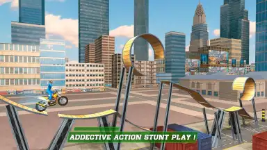 London City Motorbike Stunt Riding Simulator screenshot 3