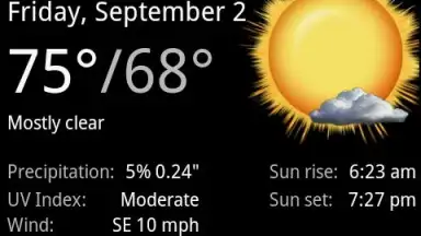 Palmary Weather screenshot 4