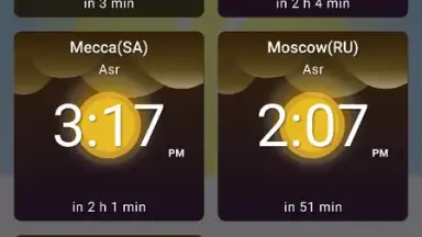 1Muslim: Prayer times, Azan screenshot 2