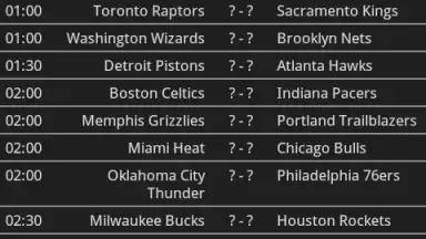 Basketball Livescore Widget screenshot 13