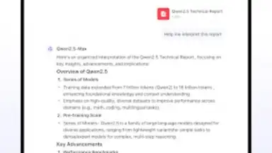 Qwen Chat screenshot 1