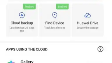 HUAWEI Cloud screenshot 1