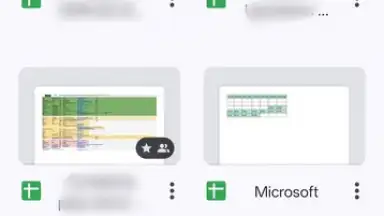 Google Sheets screenshot 1