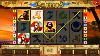 Columbus Deluxe slot screenshot 2