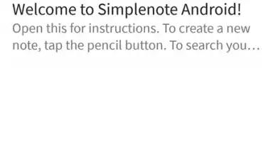 Simplenote screenshot 1