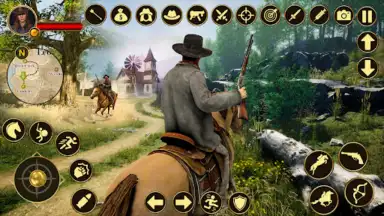 West Cowboy Games Horse Riding screenshot 10