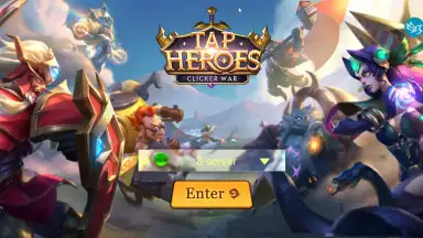 Tap Heroes: Clicker War screenshot 1