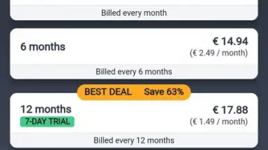 AVG Secure VPN screenshot 1
