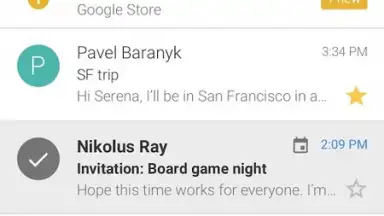 Gmail GO screenshot 2