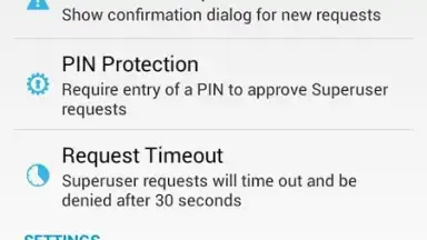 Superuser (for Android 4) screenshot 2