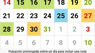 Calendario Laboral Argentina screenshot 3