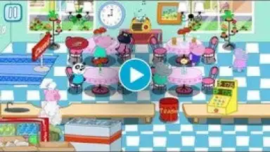 Kids Cafe with Hippo screenshot 1