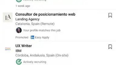 LinkedIn screenshot 1