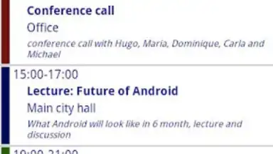 Business Calendar screenshot 4
