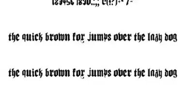 Gothic Fonts 50 screenshot 3