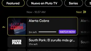 Pluto TV screenshot 1