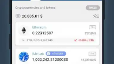 iMe Messenger & Crypto Wallet screenshot 4