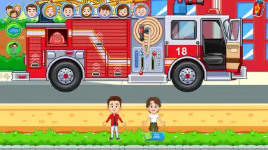 My Town : Firestation Free screenshot 5