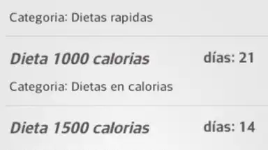 Diets for losing weight screenshot 9
