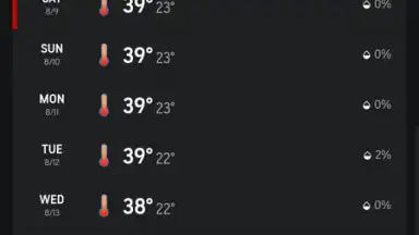 AccuWeather screenshot 2