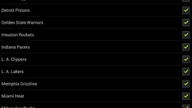 Basketball Livescore Widget screenshot 2