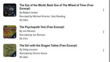 Audible screenshot 8