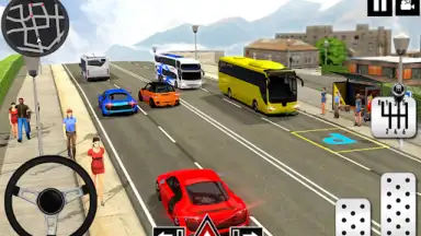 Coach Bus Driving - Bus Games screenshot 6