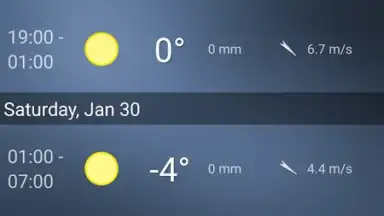 Simple Time & Weather Widget screenshot 3