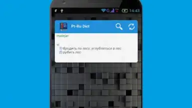 Португальско-русский словарь screenshot 1