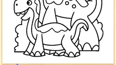 Dino Coloring Game screenshot 3