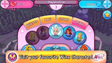 Winx Fairy School Lite screenshot 1