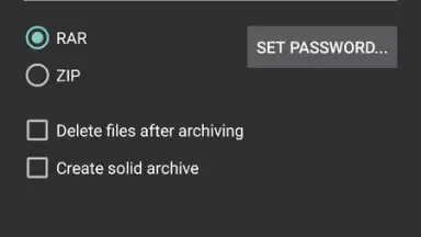 RAR screenshot 1