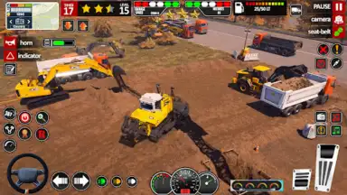 JCB Game Snow Excavator Games screenshot 2