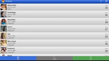 Дни рождения screenshot 3