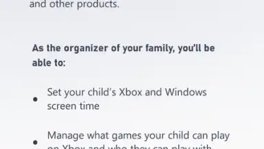 Xbox Family Settings screenshot 2