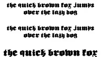 Gothic Fonts 50 screenshot 5