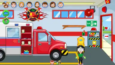 My Town : Firestation Free screenshot 10