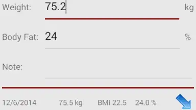 Calories! screenshot 2