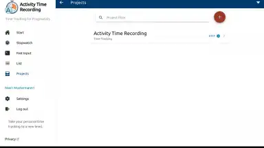 aTimeRecording - Online Time Tracking screenshot 1