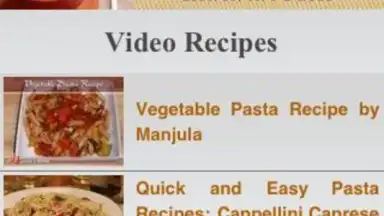 Pasta Recipes screenshot 1